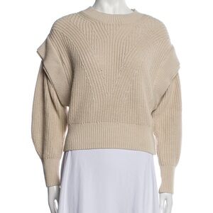 IRO Kharla Strong Shoulder Crewneck Sweater Size S